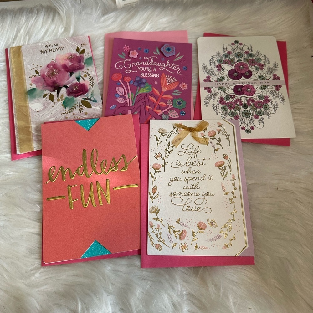 🩵5/$8 Colorful Greeting Card Set